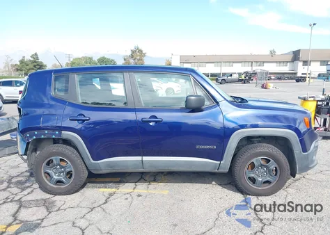 2016 Jeep Renegade Sport from USA, damaged, VIN ZACCJBAT2GPC81219